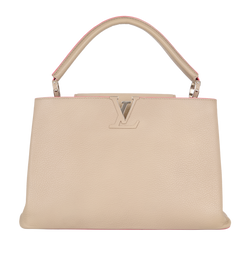 Capucine MM, Leather, Grey, NFC, 3*